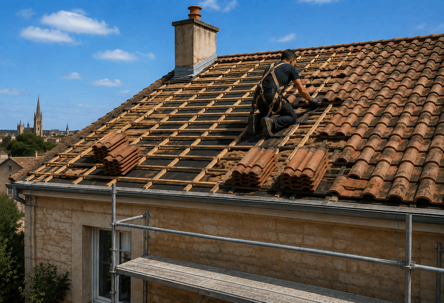 Rénovation de toiture à Bordeaux